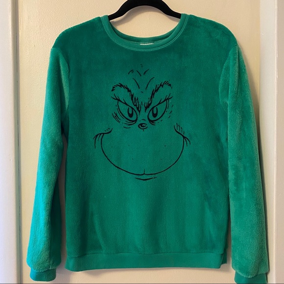 Sweaters - Grinch Ugly Christmas Sweater Fluffy and Warm